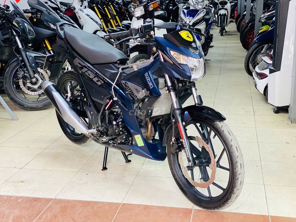 XE MÁY THỊNH PHÁT - SATRIA 150 XANH ĐEN SIÊU LƯỚT. Mua bán Xe máy tại Quận Bắc Từ Liêm Hà Nội được đăng bởi XE MÁY THỊNH PHÁT XE LƯỚT GIÁ RẺ hình 6