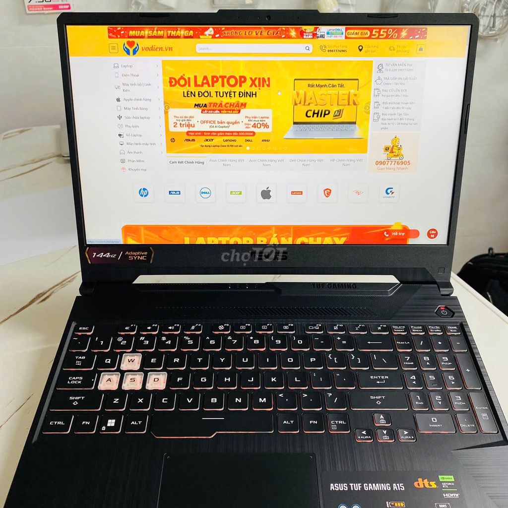 Asus TUF Gaming FA506NFR R7-7435HS 16/512G RTX2050. Mua bán Laptop tại Quận Ninh Kiều Cần Thơ được đăng bởi Võ Diện hình 1