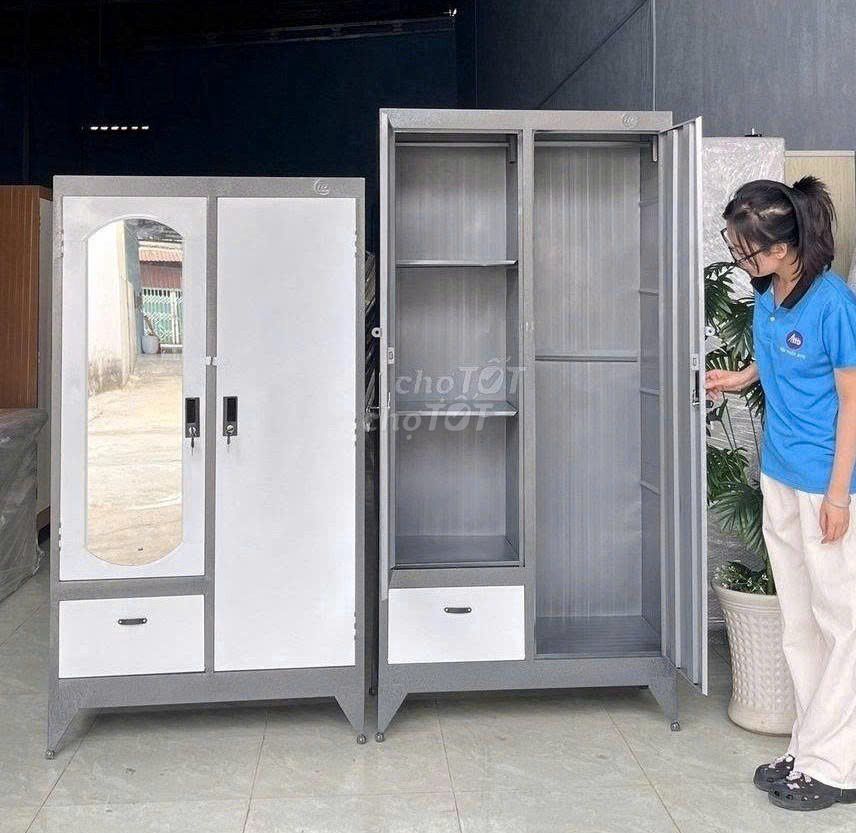 TỦ SẮT QUẦN ÁO – TỦ QUẦN ÁO – TỦ QUẦN ÁO SẮT. Mua bán Tủ, kệ gia đình tại Thành phố Thuận An Bình Dương được đăng bởi Tổng Kho Nội Thất Sài Gòn hình 1