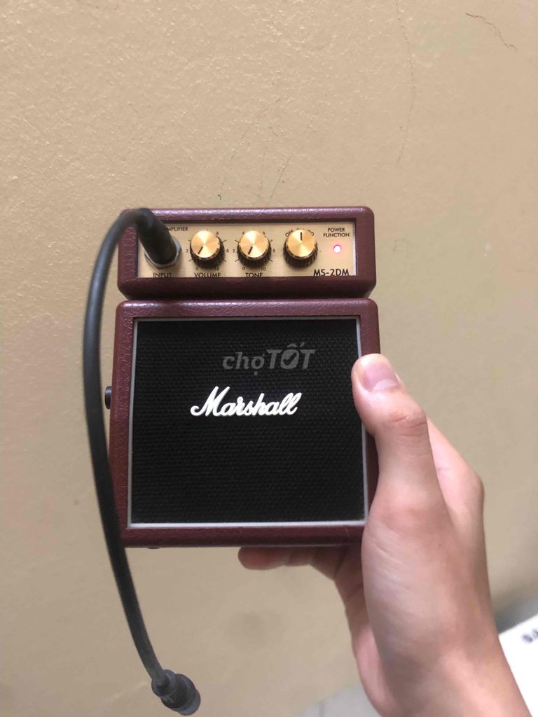 MARSHALL × DR. MARTENS MS-2DM MICRO AMP IN OXBLOOD