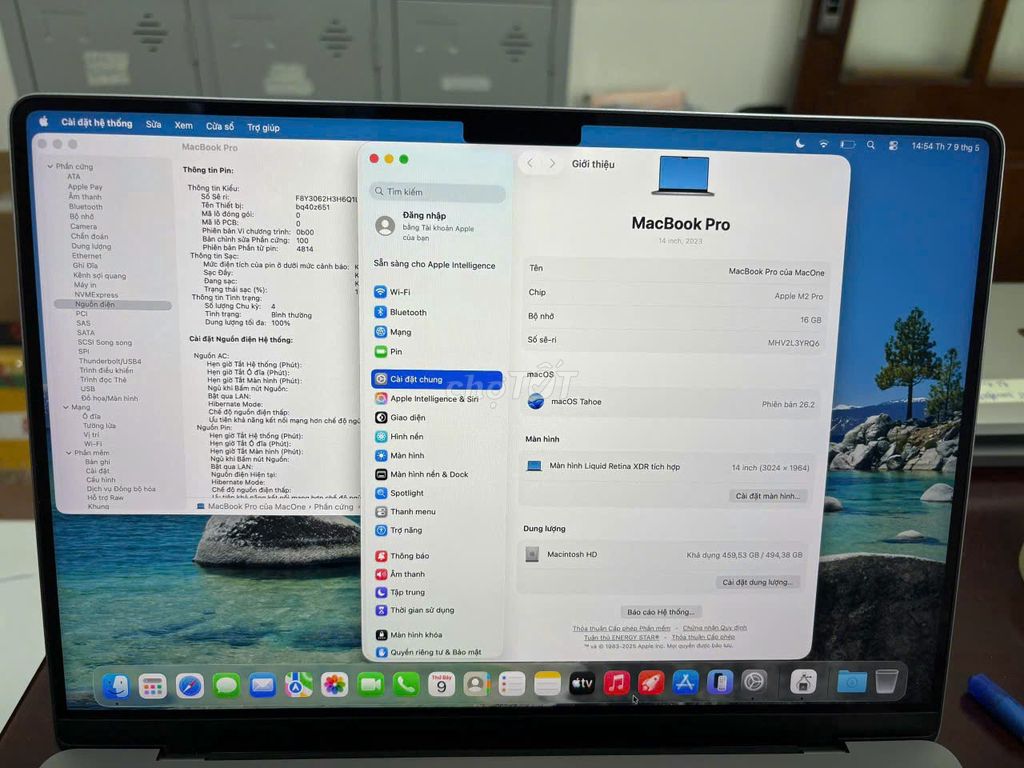 Apple MacBook Pro M2 16GB/512GB Xám. Mua bán Laptop tại Quận Cầu Giấy Hà Nội được đăng bởi Thái Nguyễn hình 1
