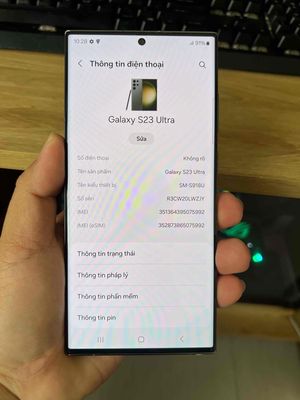 Samsung S23 ultra zin đẹp 98%. Mua bán Điện thoại tại Quận Bình Tân Tp Hồ Chí Minh được đăng bởi Phan Viet Tu