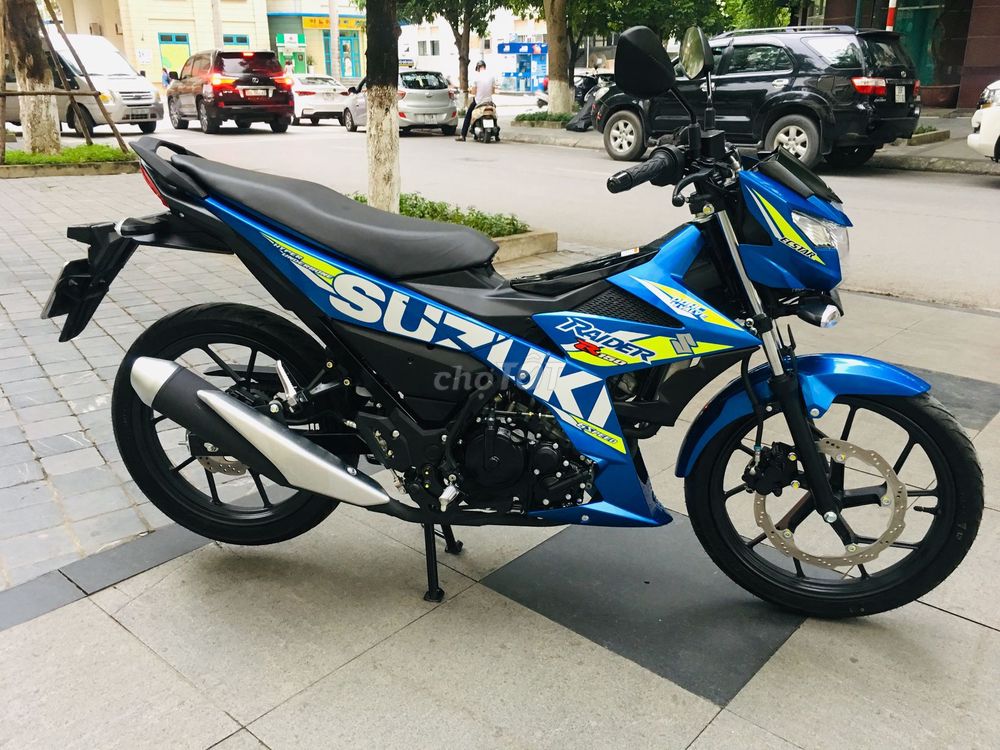 Suzuki Raider màu xanh chính chủ 2018 mới tinh - 64200590