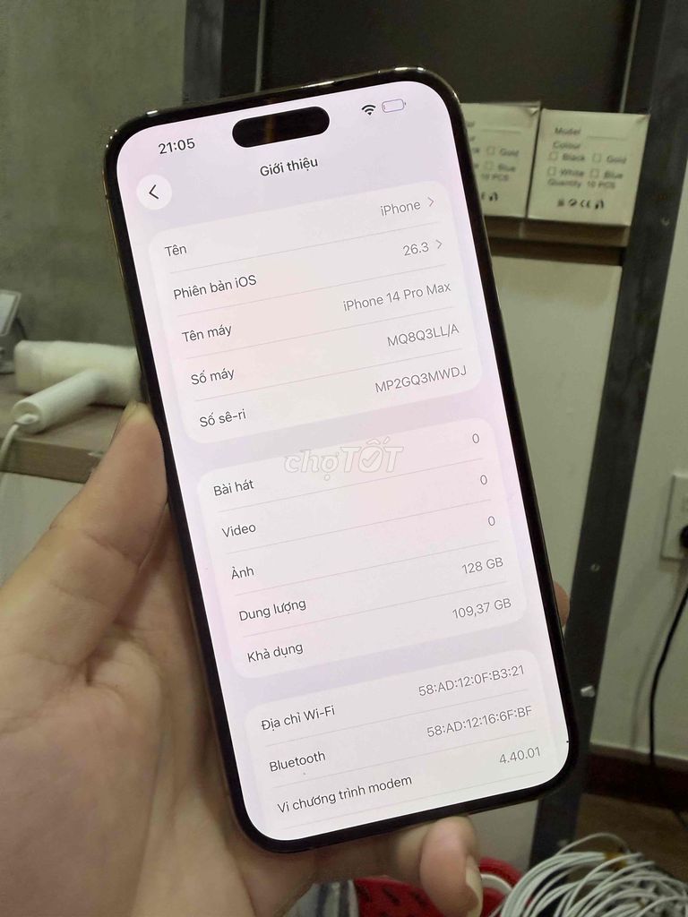 14 Pro Max 128GB  mực kim nhỏ tý. Mua bán Điện thoại tại Quận 12 Tp Hồ Chí Minh được đăng bởi San San Mobile hình 1