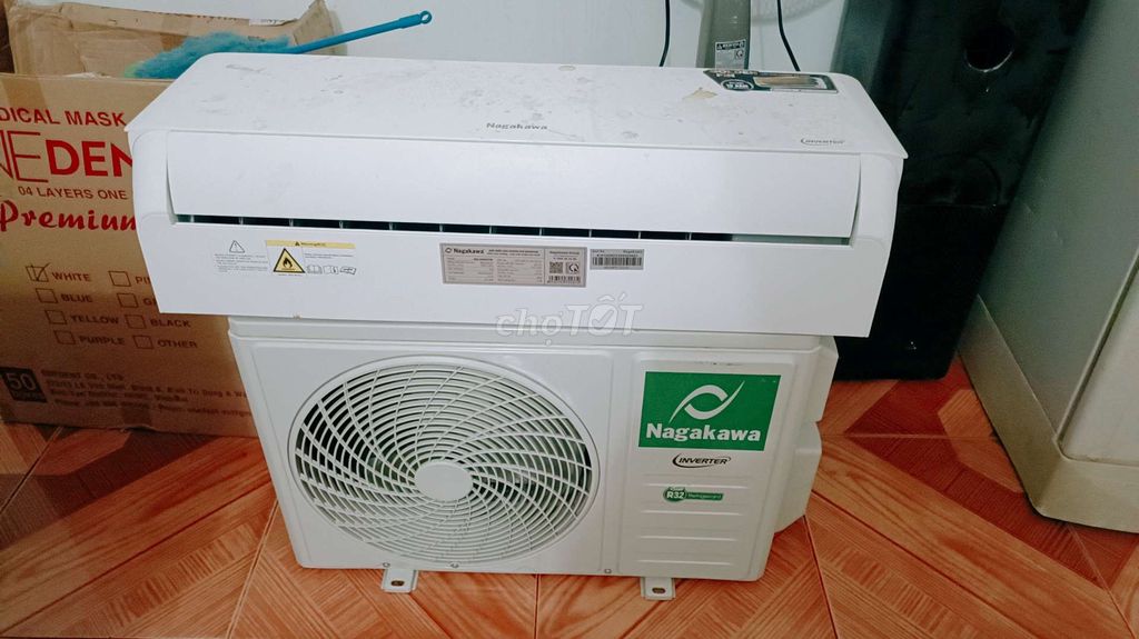 Máy lạnh nagakawa inverter 1hp mới 99%