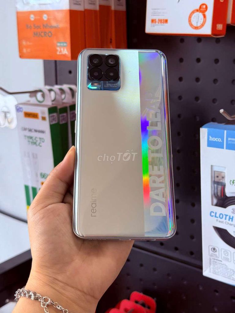Realme Realme 8 128GB Bạc Like New. Mua bán Điện thoại tại Thành phố Sóc Trăng Sóc Trăng được đăng bởi điện thoại giá sỉ 501lê Hồng Phong  hình 1
