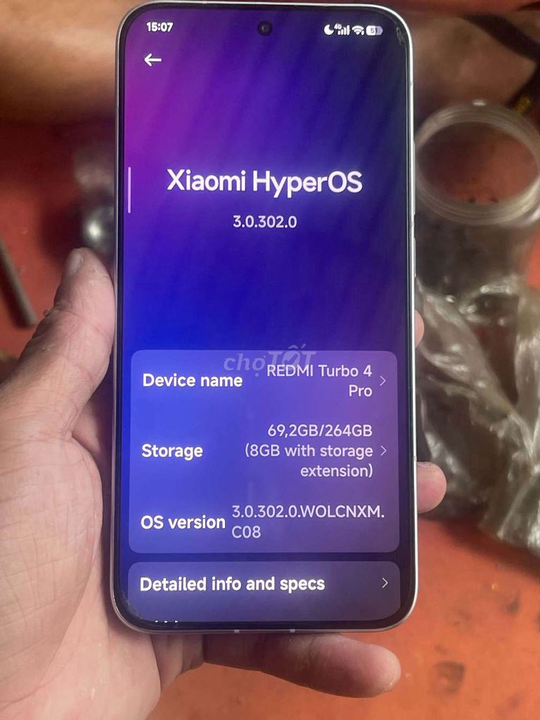 Xiaomi Redmi Turbo 4 Pro 16GB/256GB Bạc. Mua bán Điện thoại tại Quận Sơn Trà Đà Nẵng được đăng bởi Thành Ngô văn hình 1