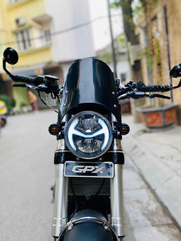 GPX TWIN 250cc  FI đen sần cực chất-classic lướt. Mua bán Xe máy tại Quận Cầu Giấy Hà Nội được đăng bởi Tong motor xe may hình 3