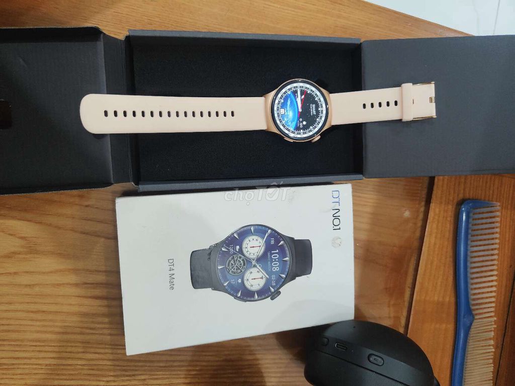 Đồng hồ thông minh DT NO.1 DT4 Mate Vàng hồng. Mua bán Thiết bị đeo thông minh tại Thành phố Dĩ An Bình Dương được đăng bởi Chú Nam hình 1