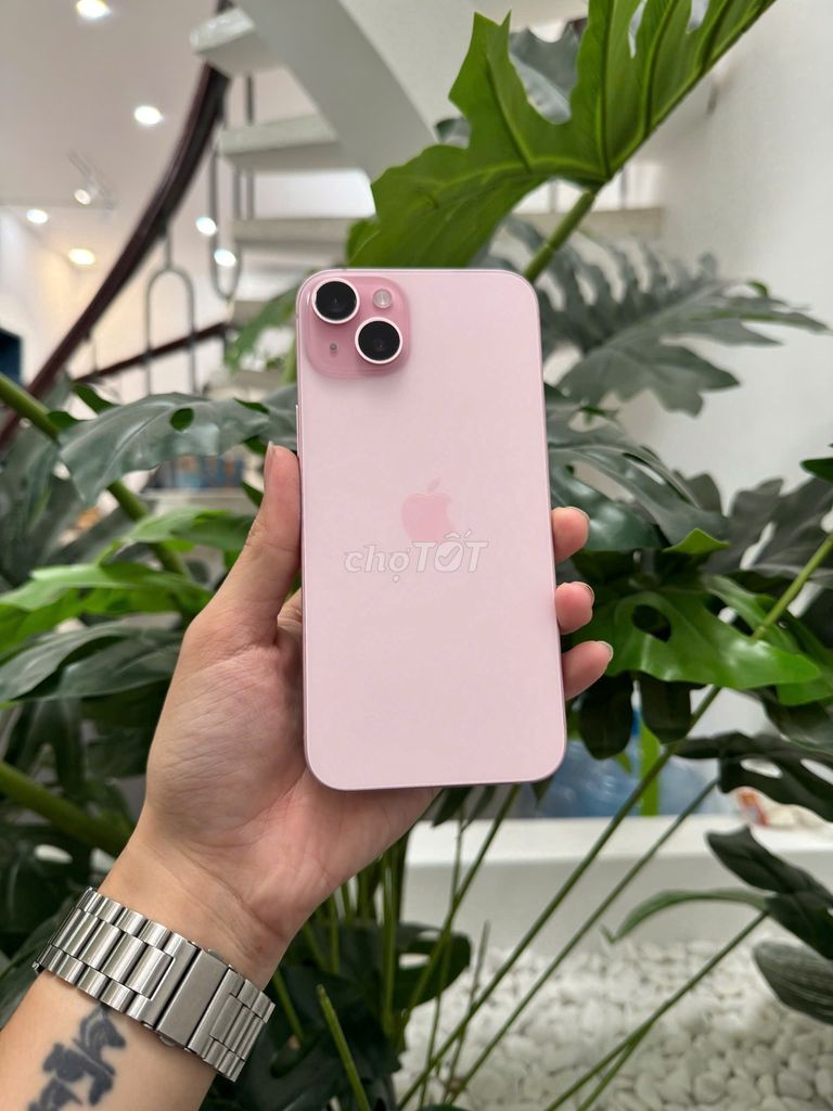 Thanh lý iPhone 15 Plus 128GB hồng zin có khay sim