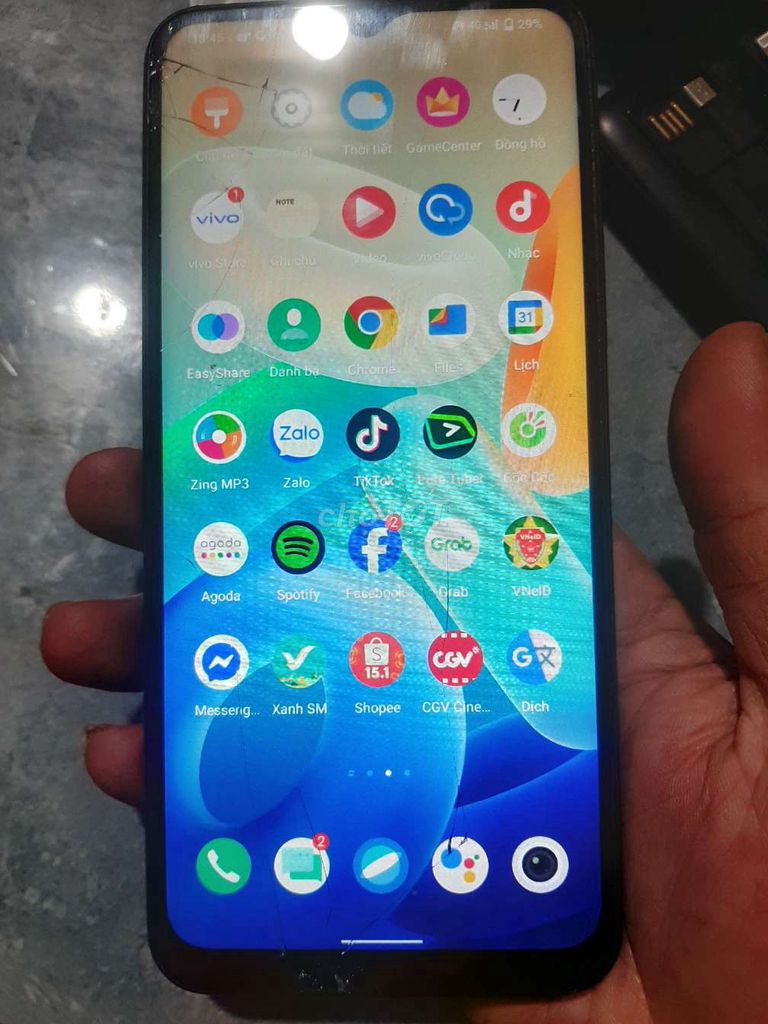 Vivo Y16 4GB/128GB Nứt kính. Mua bán Điện thoại tại Huyện Định Quán Đồng Nai được đăng bởi Hai Nguyen hình 1