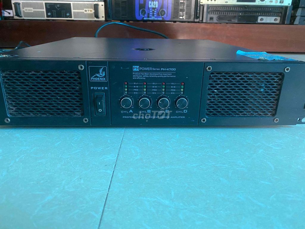 Cục đẩy Phoenix PH-4700 4 kênh Đen. Mua bán Tivi, Âm thanh tại Huyện Thạch Thất Hà Nội được đăng bởi Hải đăng  hình 1
