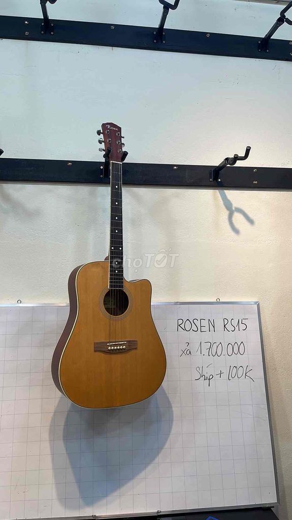 Đàn guitar Rosen RS15 Nâu xả tồn kho. Mua bán Nhạc cụ tại Quận Bình Tân Tp Hồ Chí Minh được đăng bởi Nguyễn Tâm hình 1