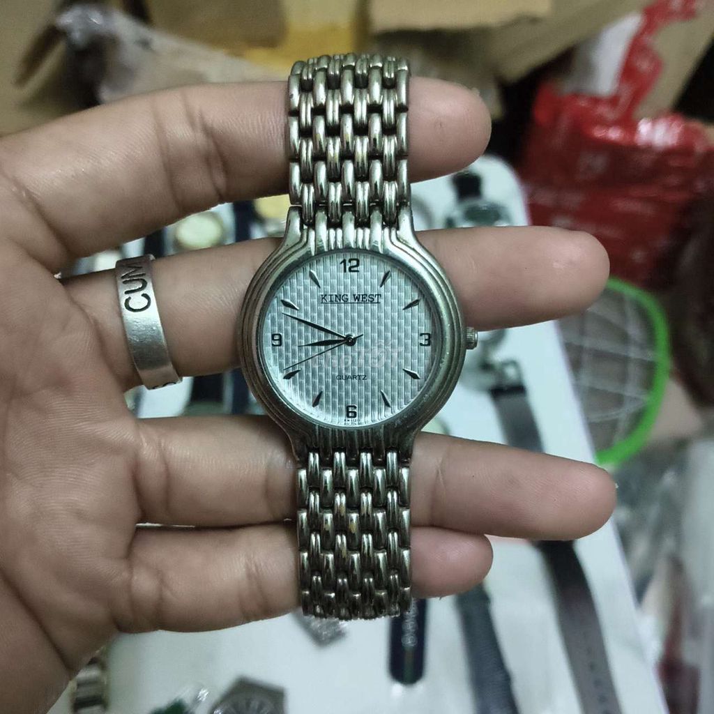 Đồng hồ King West Nam Nữ 34-36mm giá tốt. Mua bán Đồng hồ tại Huyện Thủ Thừa Long An được đăng bởi BM PHAT hình 1