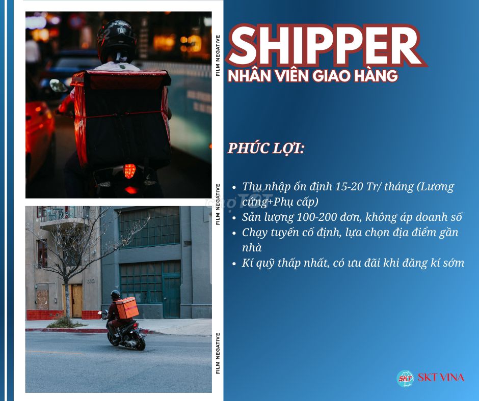 BÌNH THẠNH | NHÂN VIÊN GIAO HÀNG LƯƠNG CAO