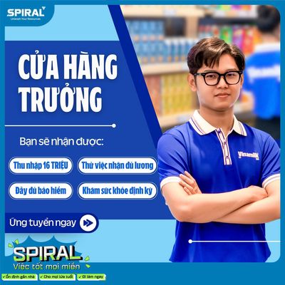 CỬA HÀNG TRƯỞNG - VINAMILK. Việc làm tại Thành phố Cà Mau Cà Mau được đăng bởi Tường Di