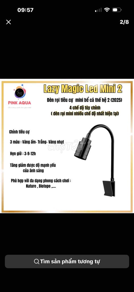 Đèn LED bể cá Lazy Magic 2. Mua bán Phụ kiện, Thức ăn, Dịch vụ tại Quận 8 Tp Hồ Chí Minh được đăng bởi Nguyễn Công Chánh hình 1