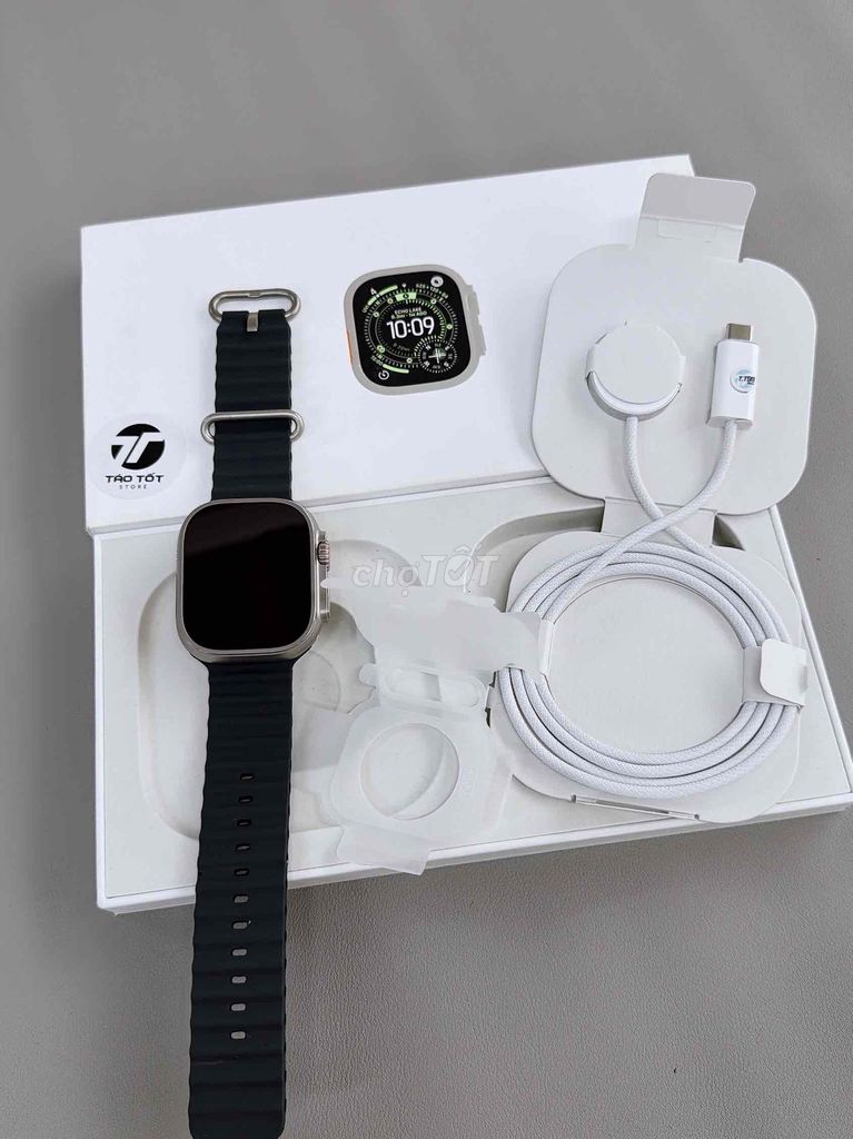 Apple Watch Ultra Gen 2 bạc esim keng chưa qa sd 💯. Mua bán Thiết bị đeo thông minh tại Quận 10 Tp Hồ Chí Minh được đăng bởi Táo Tốt Apple  hình 1