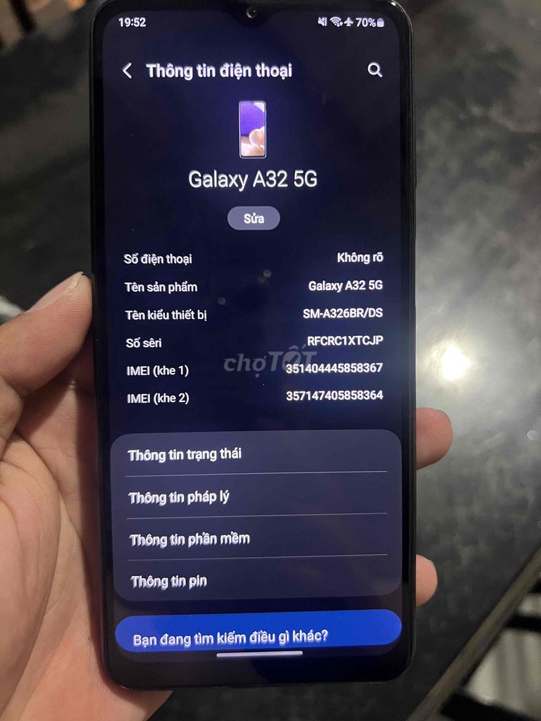 Samsung Galaxy A32 5G Đen. Mua bán Điện thoại tại Thành phố Long Xuyên An Giang được đăng bởi Siêu Thị Xe Tải An Giang hình 1