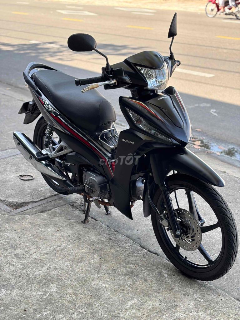 Honda Wave RSX FI Đen đỏ. Mua bán Xe máy tại Thị xã Bến Cát Bình Dương được đăng bởi xe máy trả góp tín nghĩa  hình 12