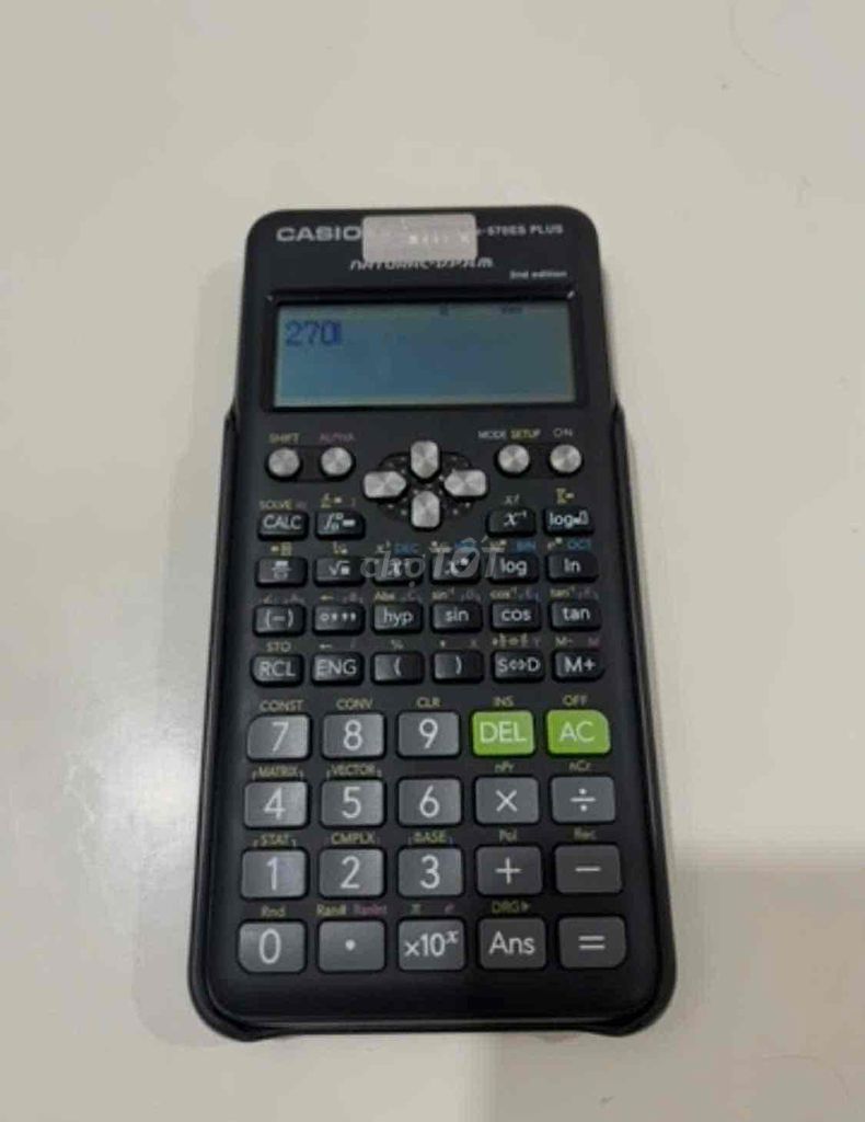 Máy tính Casio FX-570ES Plus Đen. Mua bán Đồ dùng văn phòng tại Quận Bình Thạnh Tp Hồ Chí Minh được đăng bởi Ptuan hình 1