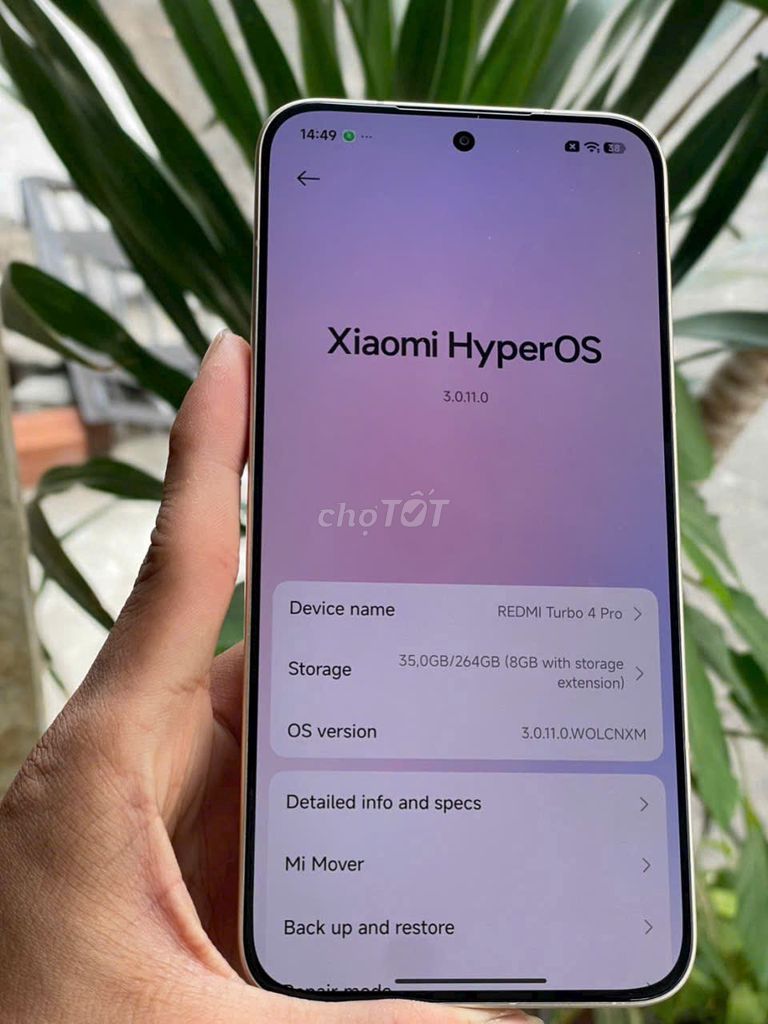 Xiaomi Redmi Turbo 4 Pro 264GB CÓ GIAO LƯU BÙ TRỪ. Mua bán Điện thoại tại Quận 7 Tp Hồ Chí Minh được đăng bởi Nhutduy hình 1