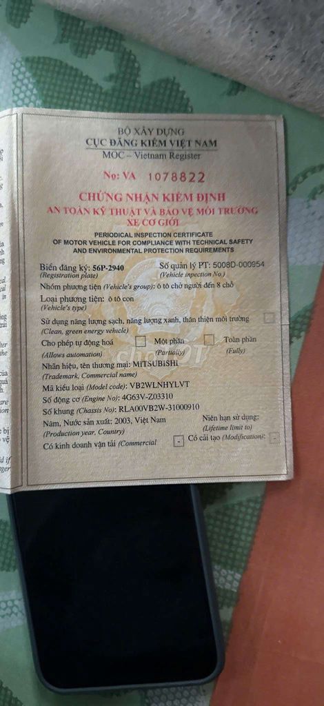 Mitsubishi Jolie 2003 SS 2.0 2003 - 100000 km. Mua bán Ô tô tại Quận Bình Tân Tp Hồ Chí Minh được đăng bởi long nguyễn hình 9