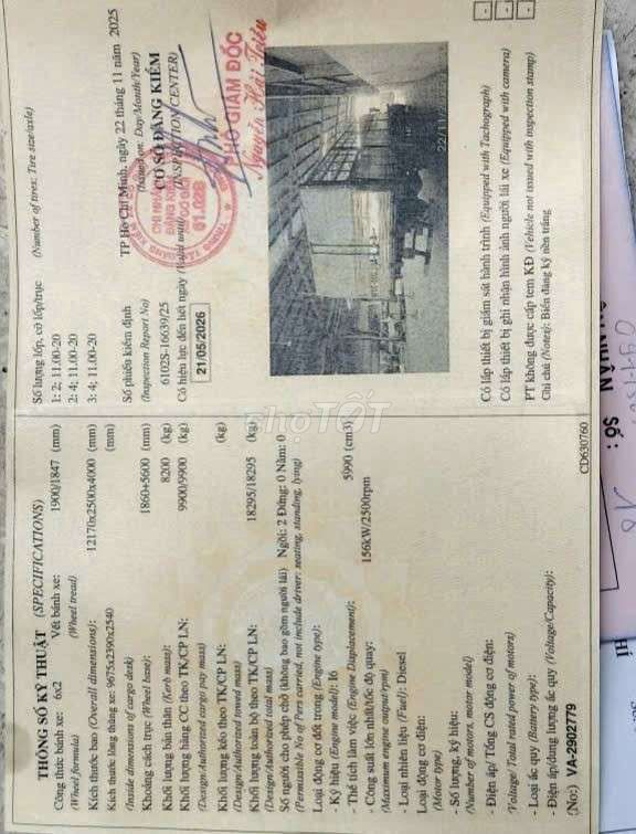 Bán xe tải Foton THACO 2011. Mua bán Xe tải, xe ben tại Huyện Bình Chánh Tp Hồ Chí Minh được đăng bởi huynhductrong hình 5