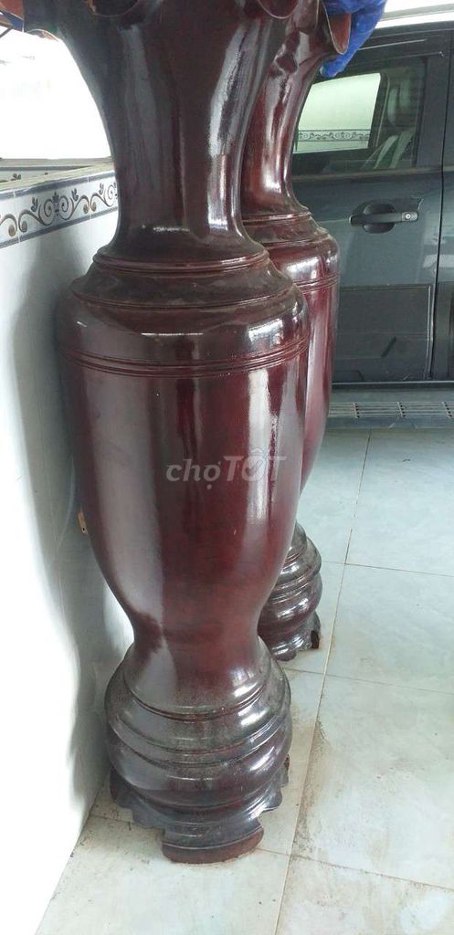 0938061047 - Cần bán cặp lục bình gỗ gõ.. cao 1m70 rong 45cm