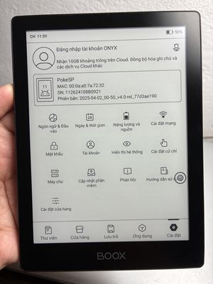 Máy đọc sách Onyx Boox Poke 5 2024 Quốc tế. Mua bán Máy tính bảng tại Huyện Quốc Oai Hà Nội được đăng bởi Nguyễn Thị Thu Trang