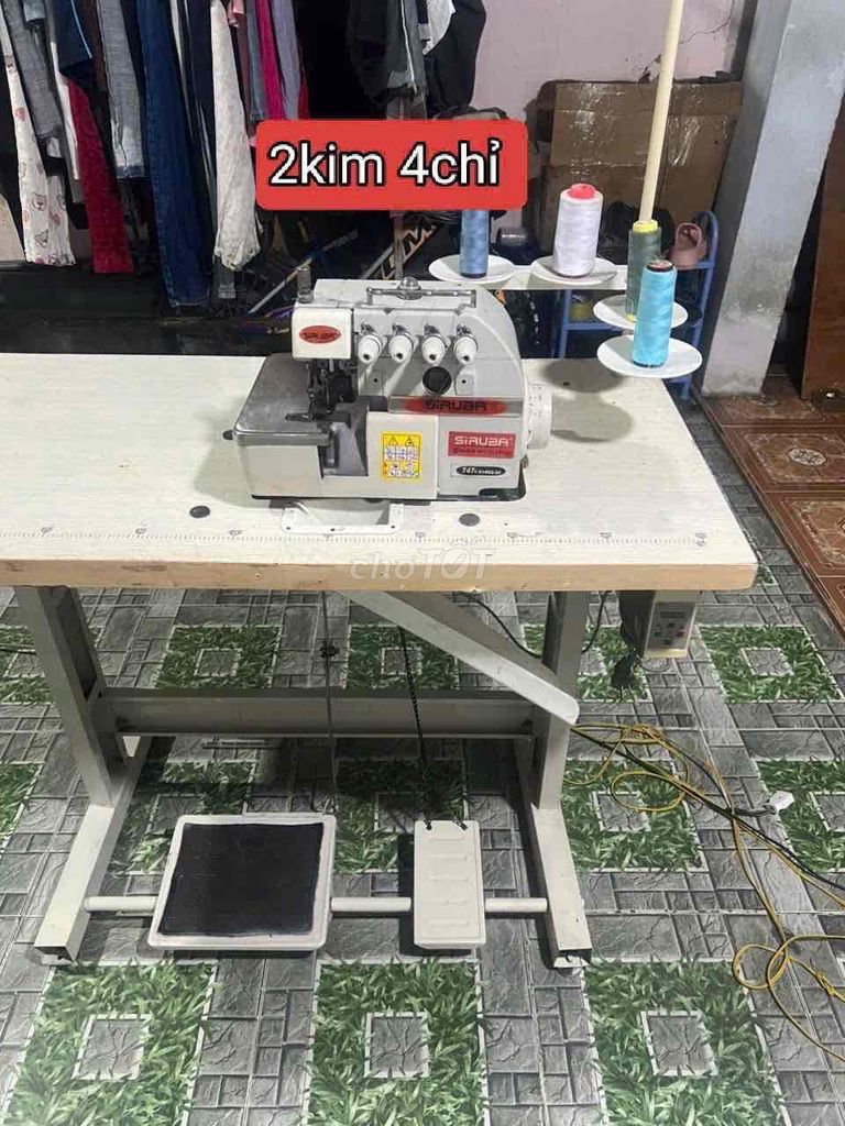 Máy may công nghiệp 2 kim 4 chỉ Điện tử. Mua bán Đồ chuyên dụng, Giống nuôi trồng tại Huyện Hóc Môn Tp Hồ Chí Minh được đăng bởi DUYEN NGUYEN hình 1