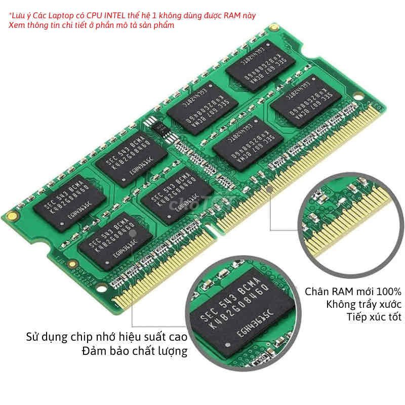 RAM ddr 3 tổng 2 thanh. Mua bán Linh kiện (RAM, Card...) tại Thành phố Qui Nhơn Bình Định được đăng bởi Nguyễn Thái Bình hình 1