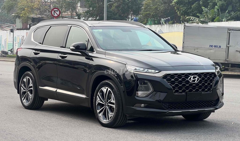 Hyundai Santa Fe Premium 2.2D Đen 82274 km. Mua bán Ô tô tại Quận Cầu Giấy Hà Nội được đăng bởi Cửa hàng Đại Tín Auto hình 2