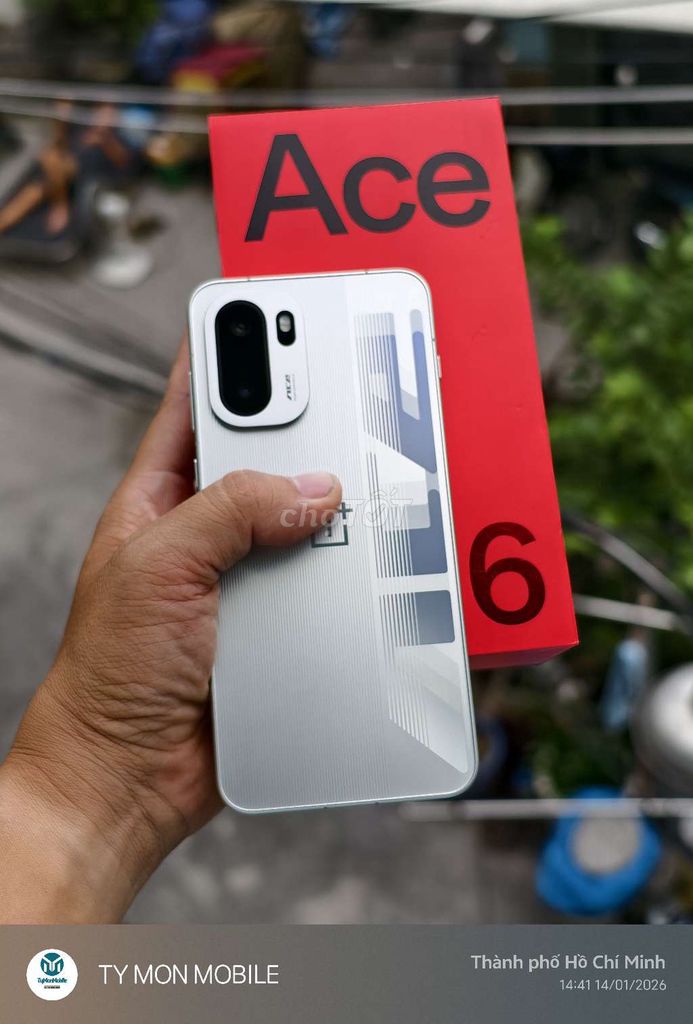 Oneplus ACE 6 256GB Bạc. Mua bán Điện thoại tại Quận 5 Tp Hồ Chí Minh được đăng bởi TY  MON MOBILE hình 1