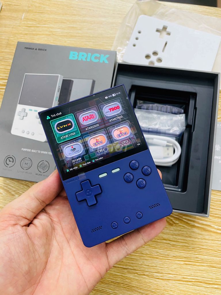 Máy chơi game Trimui Brick 64GB Xanh Mới. Mua bán Thiết bị chơi game tại Quận Đống Đa Hà Nội được đăng bởi Tú Dybala hình 1