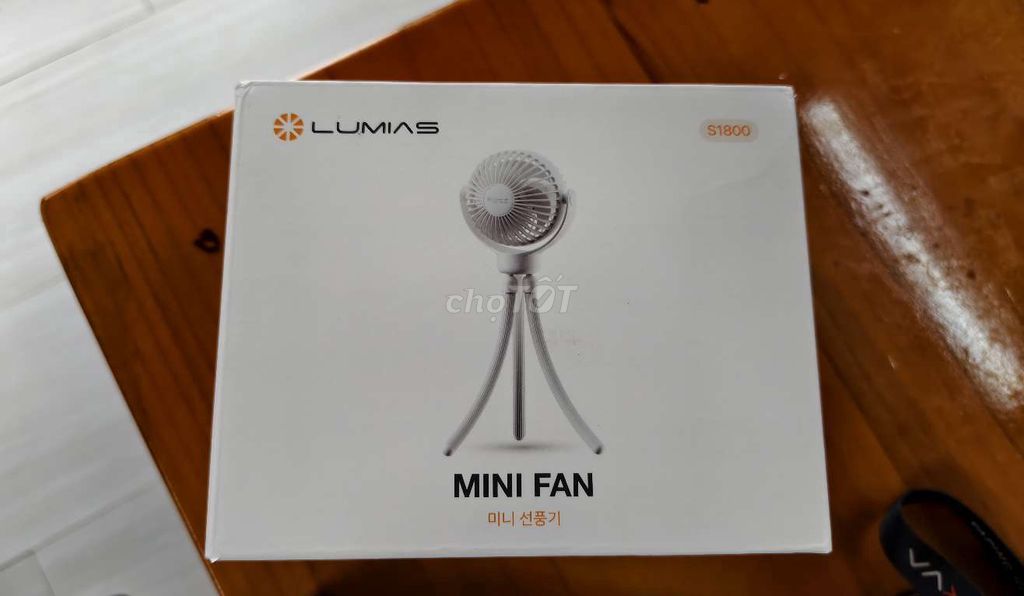 Quạt mini Lumias S1800 Trắng. Mua bán Quạt tại Thành phố Vĩnh Yên Vĩnh Phúc được đăng bởi Trải nghiệm hình 1