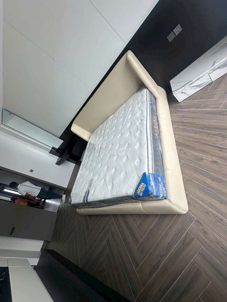 Nệm lò xo Aroma Coolcoil 3 viền 1m6x2m. Mua bán Giường, chăn ga gối nệm tại Thành phố Ngã Bảy Hậu Giang được đăng bởi Nem Gia Kho hình 1