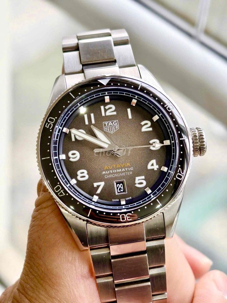 Đồng hồ Tag Heuer Autavia Nam Nâu. Mua bán Đồng hồ tại Quận Bắc Từ Liêm Hà Nội được đăng bởi binhnguyen hình 1