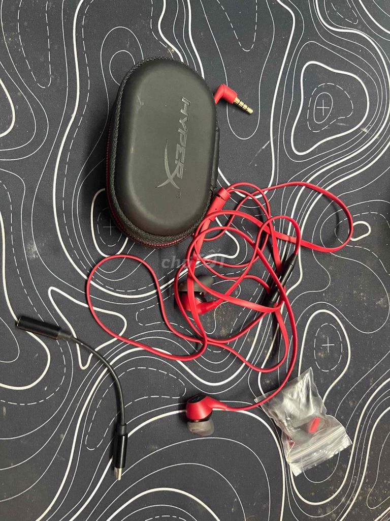 Tai nghe HyperX Jack 3.5mm Đỏ. Mua bán Tivi, Âm thanh tại Quận Ninh Kiều Cần Thơ được đăng bởi hehepoi hình 1