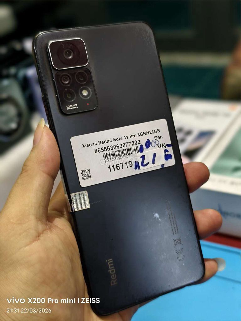 Xiaomi Redmi Note 11 Pro 8GB/128GB Đen. Mua bán Điện thoại tại Quận Tân Bình Tp Hồ Chí Minh được đăng bởi Táo Bán Lổ hình 1