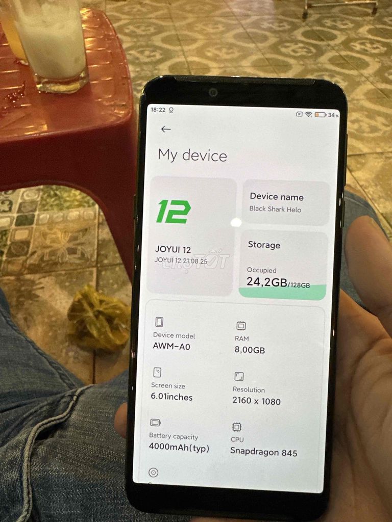 Xiaomi Black Shark Helo 128GB Đen. Mua bán Điện thoại tại Thành phố Trà Vinh Trà Vinh được đăng bởi Luận hình 1