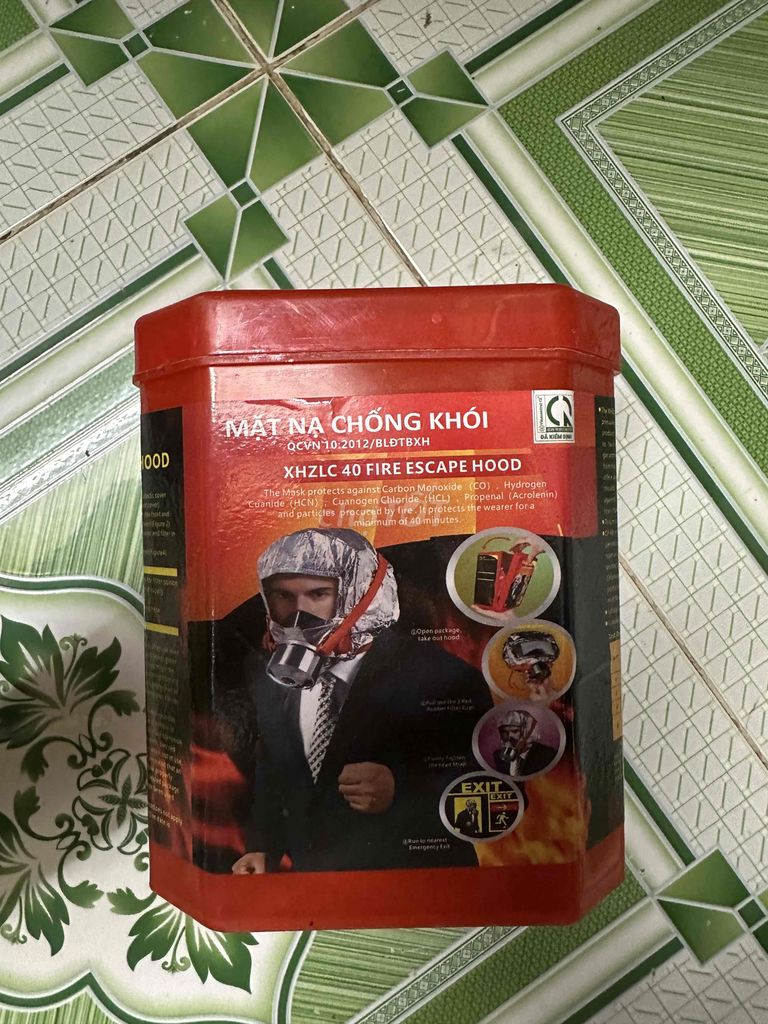 Mặt nạ chống khói XHZLC 40 Đỏ. Mua bán Đồ chuyên dụng, Giống nuôi trồng tại Huyện Phong Điền Cần Thơ được đăng bởi Nguyễn Thanh Huy hình 1