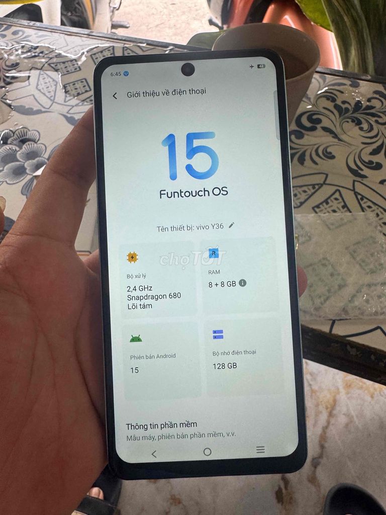 Vivo Y36 Xanh 8GB/128GB. Mua bán Điện thoại tại Huyện Hóc Môn Tp Hồ Chí Minh được đăng bởi Dung hình 1