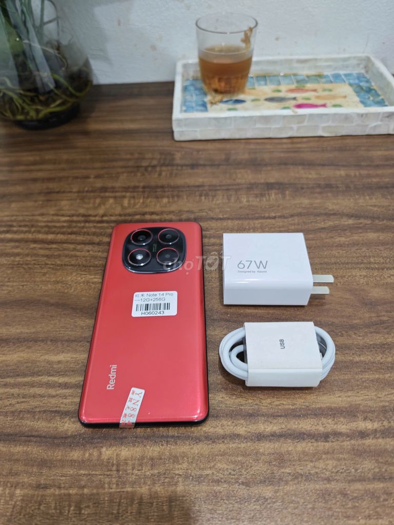 Redmi Note 14 Pro 5G Đỏ 12/256 sạc 67w có ship COD. Mua bán Điện thoại tại Quận Hoàng Mai Hà Nội được đăng bởi Trần Ngọc Hiếu hình 1