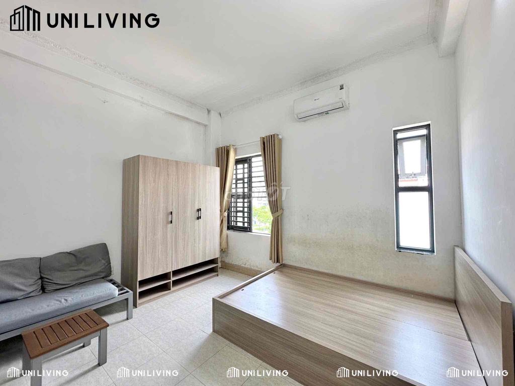 KHÔNG TÍNH PHÍ XE👉 STUDIO CỬA SỔ LỚN GẦN NGÃ TƯ THỦ ĐỨC - SẴN NỘI THẤT