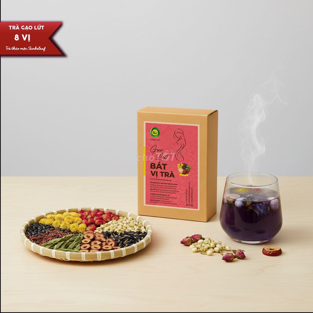 Trà thảo mộc Sunbeleaf Gạo Lứt 8 Vị. Mua bán Đồ ăn, thực phẩm và các loại khác tại Thành phố Dĩ An Bình Dương được đăng bởi Viktor Le hình 1