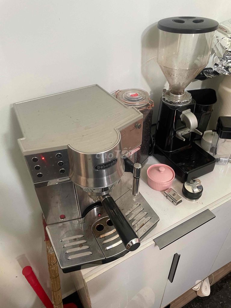 Máy pha cafe DELONGHI EC 860M Ý và máy xay hạt