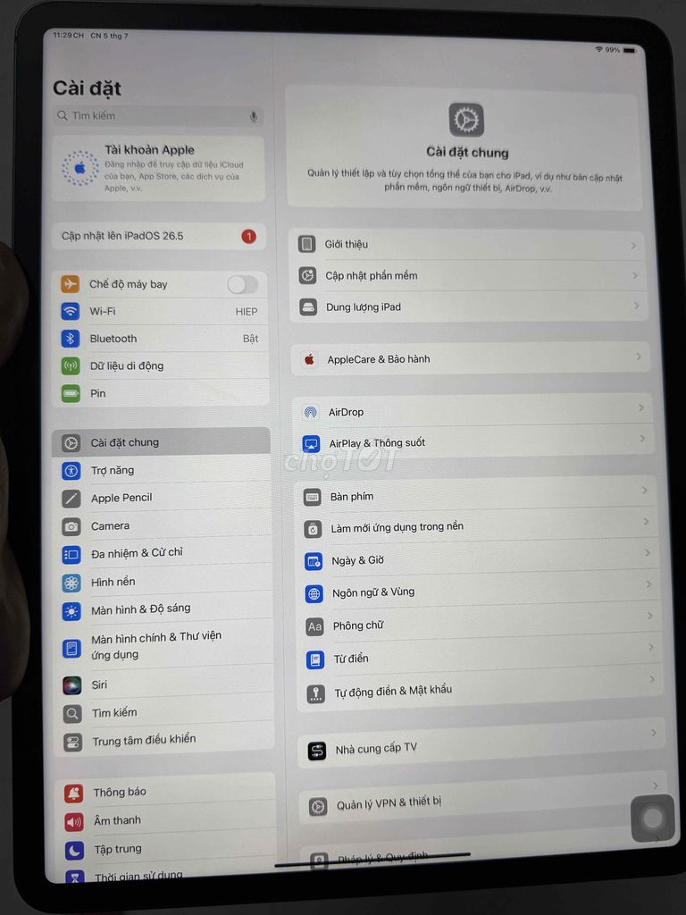 Apple iPad Pro 12.9 2020 4G 256gb. Mua bán Máy tính bảng tại Quận Tân Phú Tp Hồ Chí Minh được đăng bởi TRHIEP hình 1