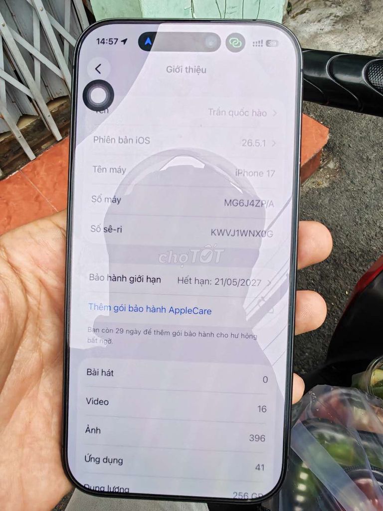 Apple iPhone 17 256GB Xám. Mua bán Điện thoại tại Quận Phú Nhuận Tp Hồ Chí Minh được đăng bởi Hào Trần hình 1