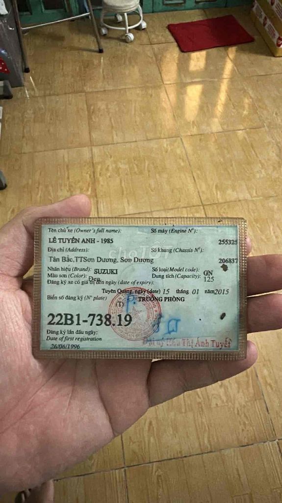 Cần bán Xe GN125 do không chạy nữa. Mua bán Xe máy tại Quận 7 Tp Hồ Chí Minh được đăng bởi Khiêm Lâm hình 4
